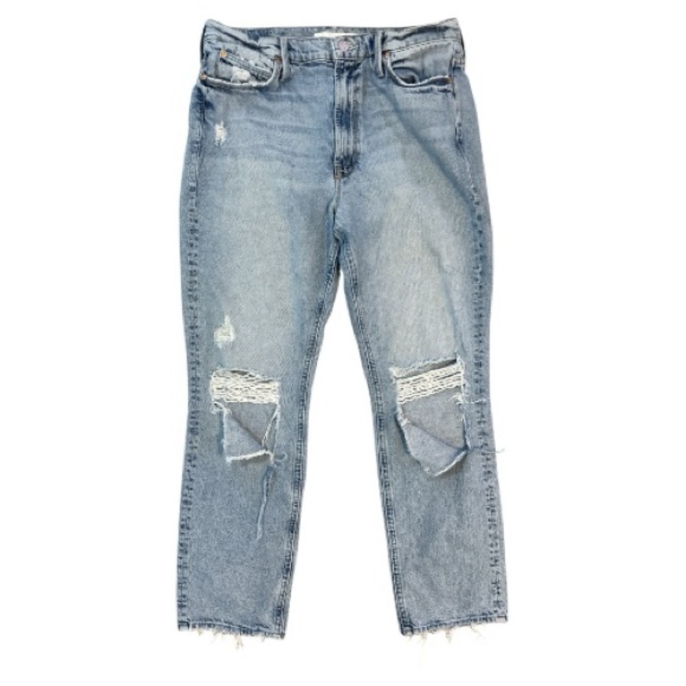 MOTHER SUPERIOR The Dazzler Ankle in Lost It Light Wash Distressed Size 30 - Picture 2 of 9